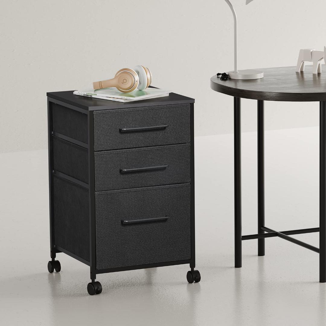 キャスター 温かみのあるデザイン サイドワゴン デスク