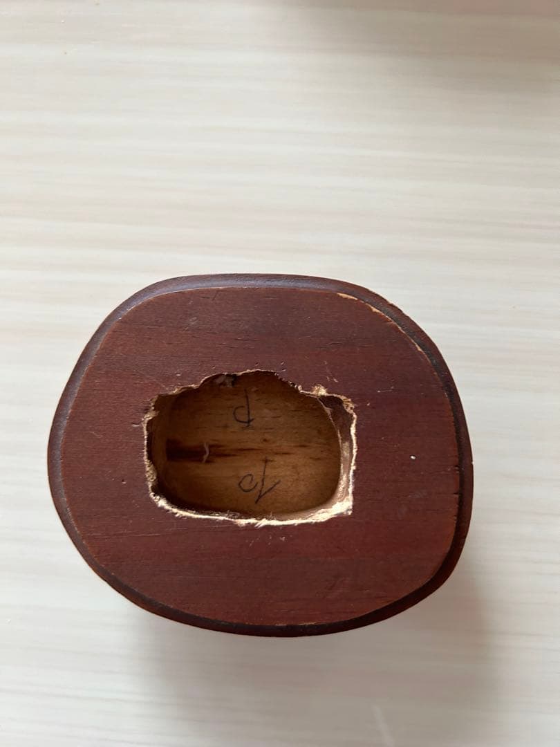 天然石(シトリン原石)台座付き