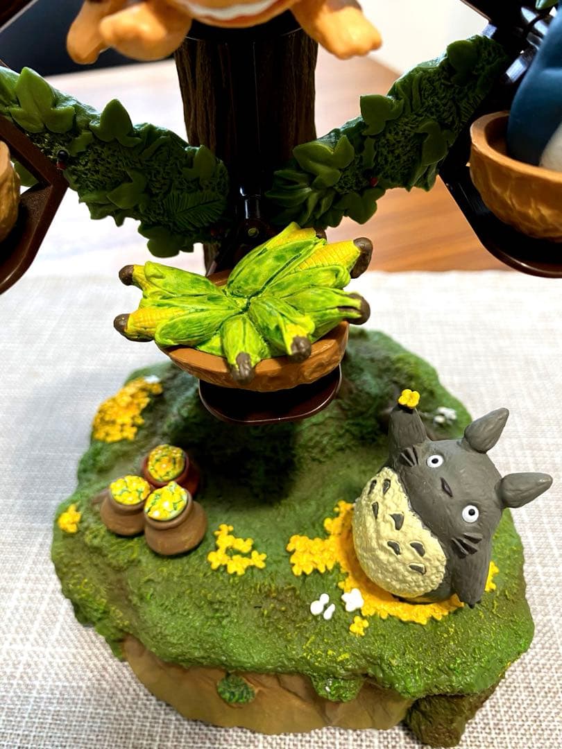 ☆稀少・廃盤品☆となりのトトロ　「森の観覧車オルゴール」+「バス停」宮崎駿