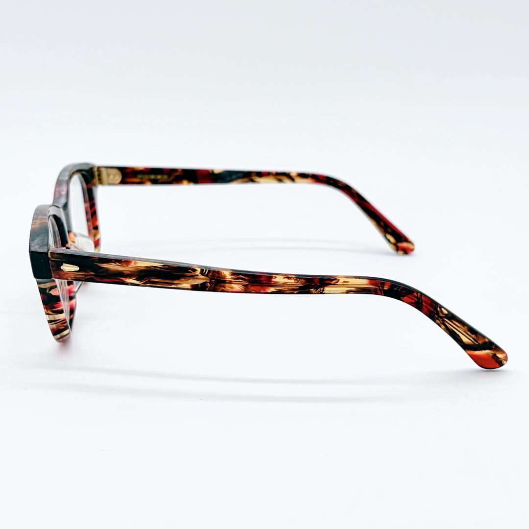 白山眼鏡店 鼈甲 1975 レトロ ブラウン