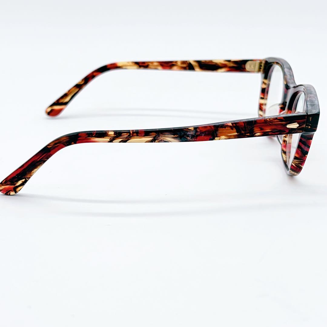 白山眼鏡店 鼈甲 1975 レトロ ブラウン