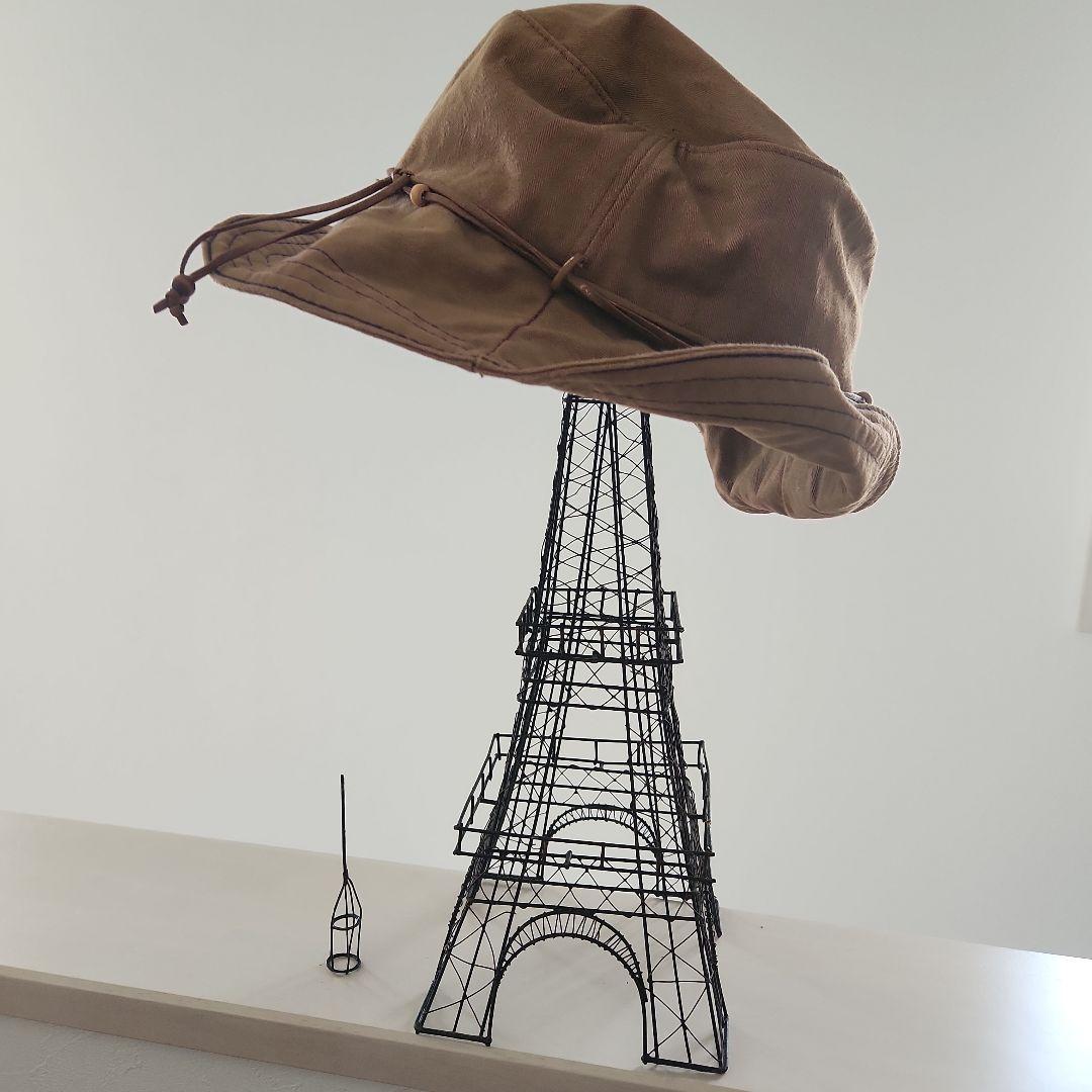 エッフェル塔 ワイヤー 黒色 約52cm