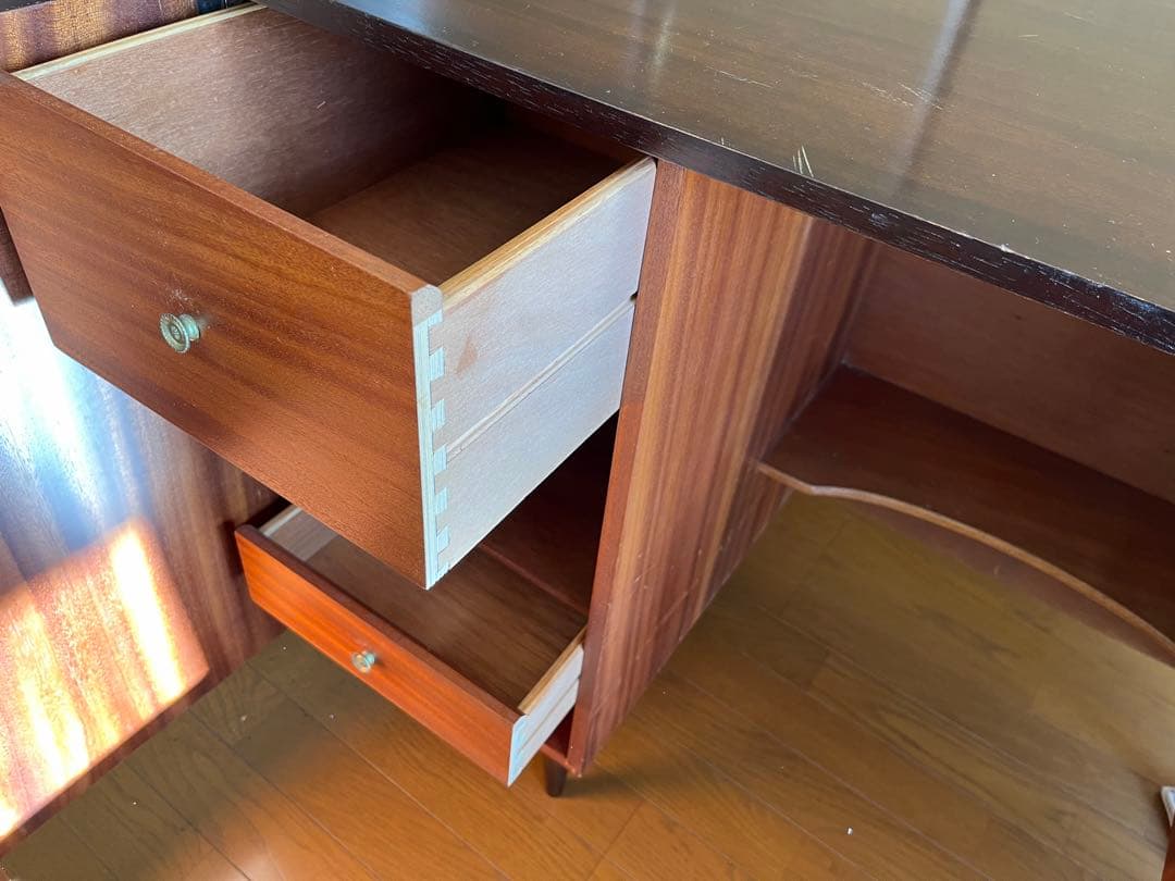 アンティーク　変形デスク