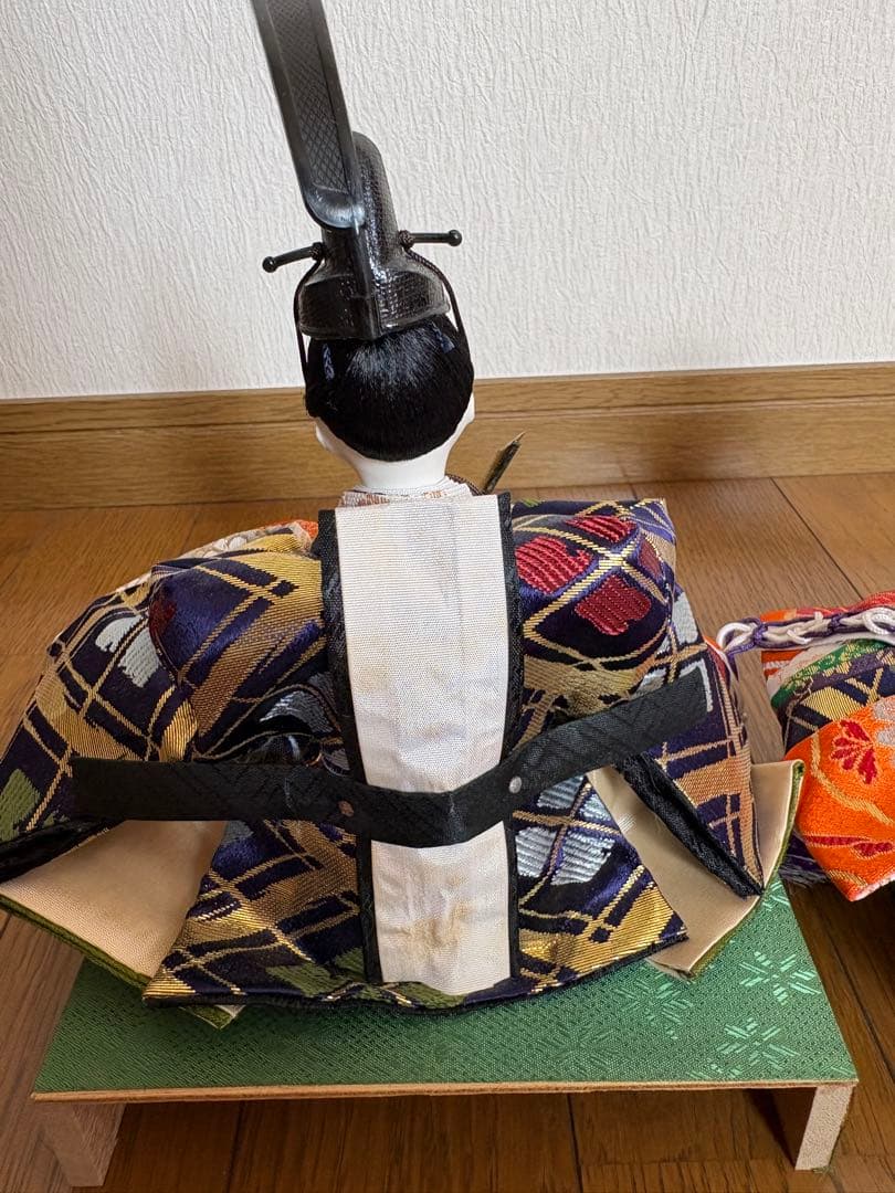 ひな人形セット 男雛 女雛 ランプ付き レトロ - メルカリ