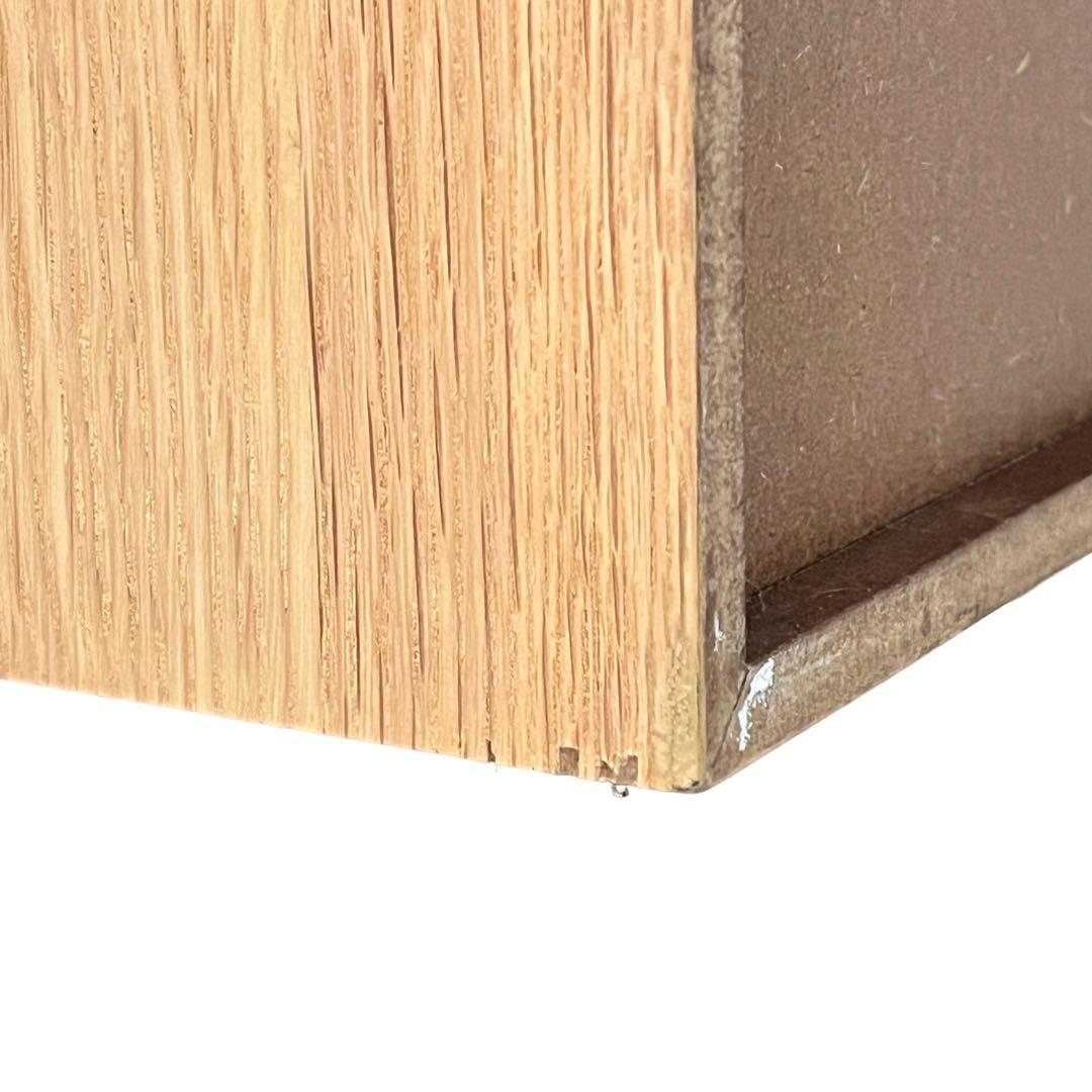 無印良品 木製収納ケース 引出式 2段 ワイド オーク材