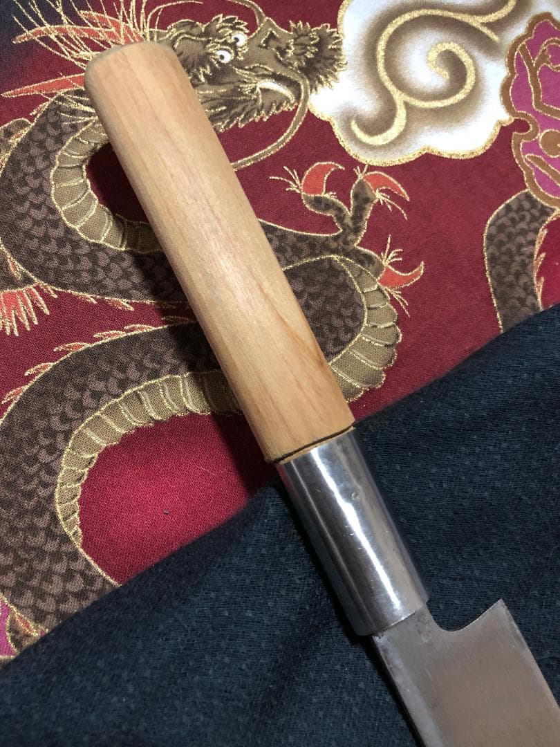 【研ぎ済み】青鋼・手打ち　堺丁福　柳刃包丁　刺身包丁　和包丁　ナイフ　料理　釣り