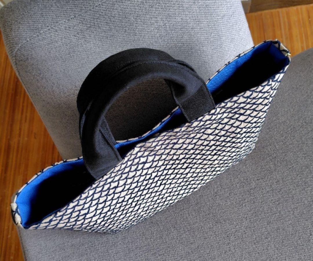 ミナペルホネン　A4対応　トートバッグ マーメイド柄2way