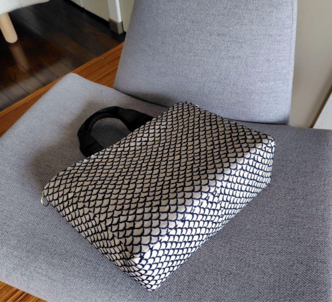 ミナペルホネン　A4対応　トートバッグ マーメイド柄2way