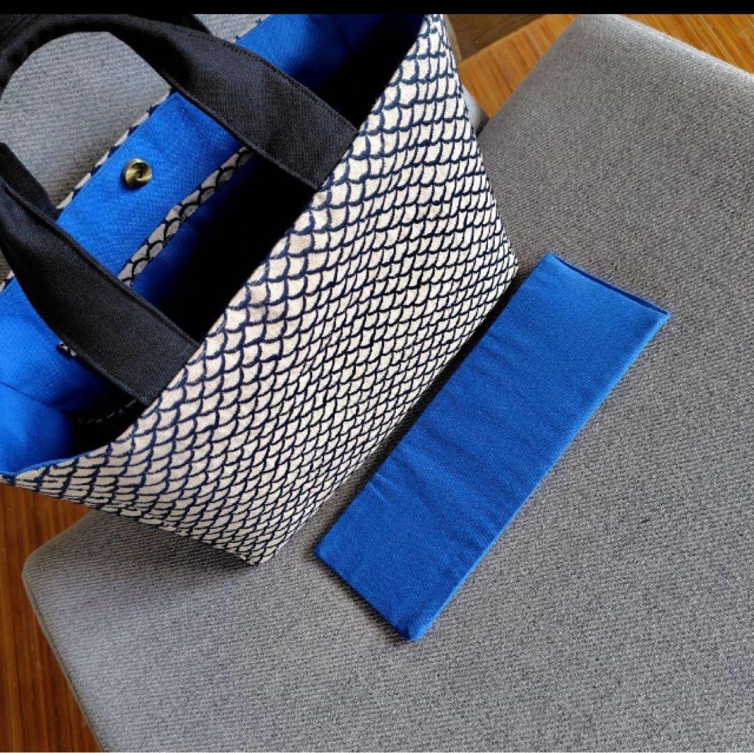 ミナペルホネン　A4対応　トートバッグ マーメイド柄2way