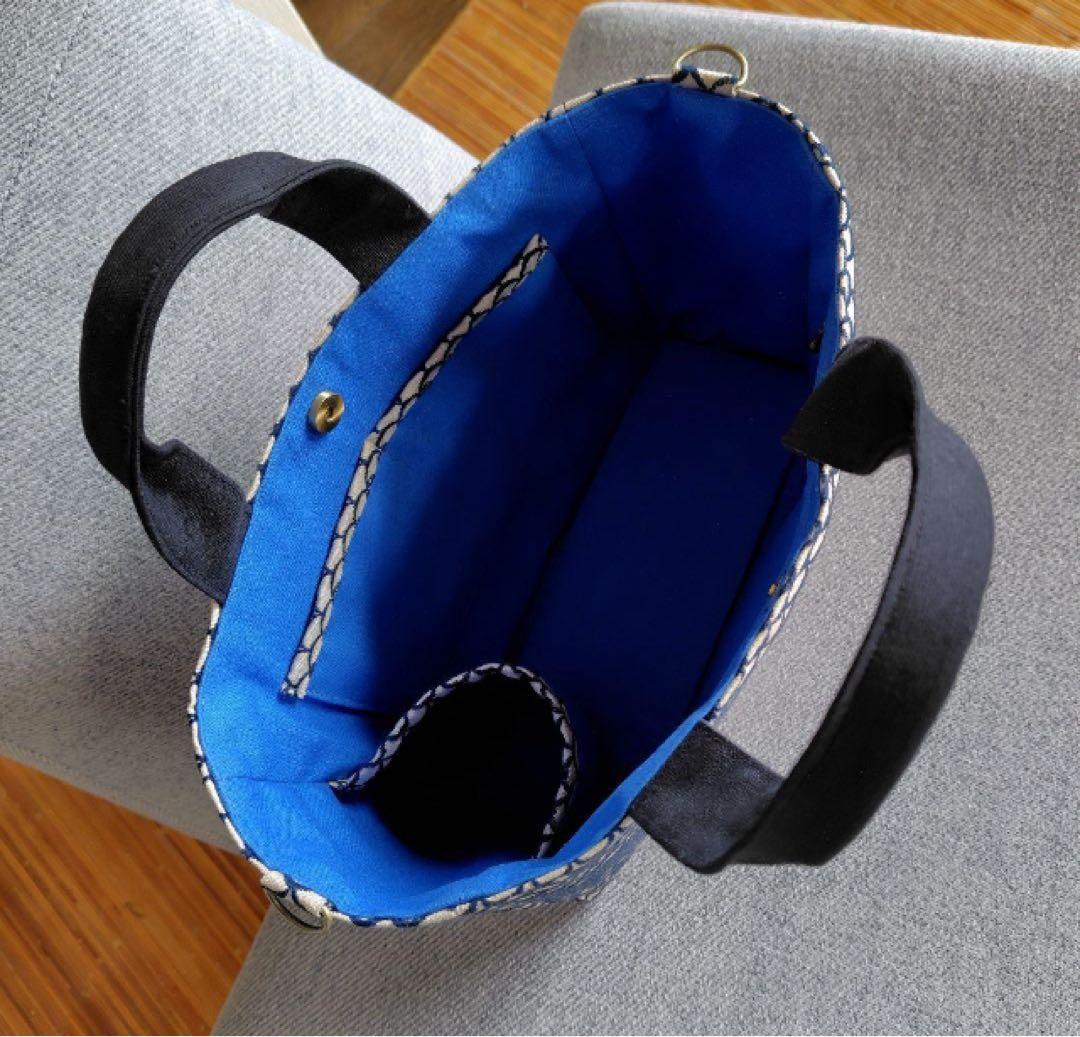 ミナペルホネン　A4対応　トートバッグ マーメイド柄2way