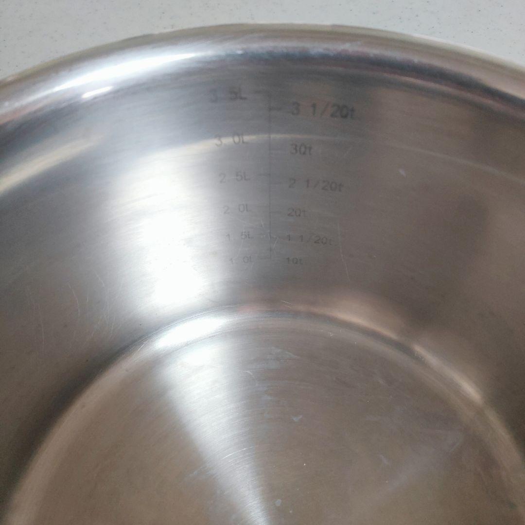 LE CREUSET ル・クルーゼ ステンレス蓋付き両手鍋 4L