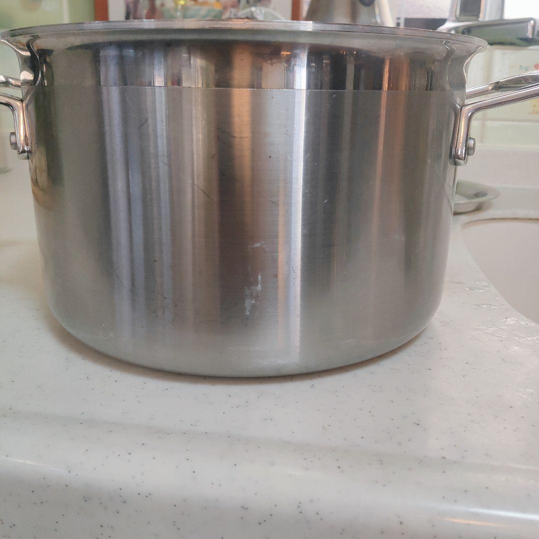 LE CREUSET ル・クルーゼ ステンレス蓋付き両手鍋 4L