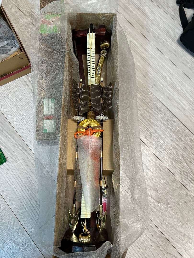 美品】【昭和レトロ】 ☆光玉作☆ 端午の節句☆ 鎧兜平飾りセット売り