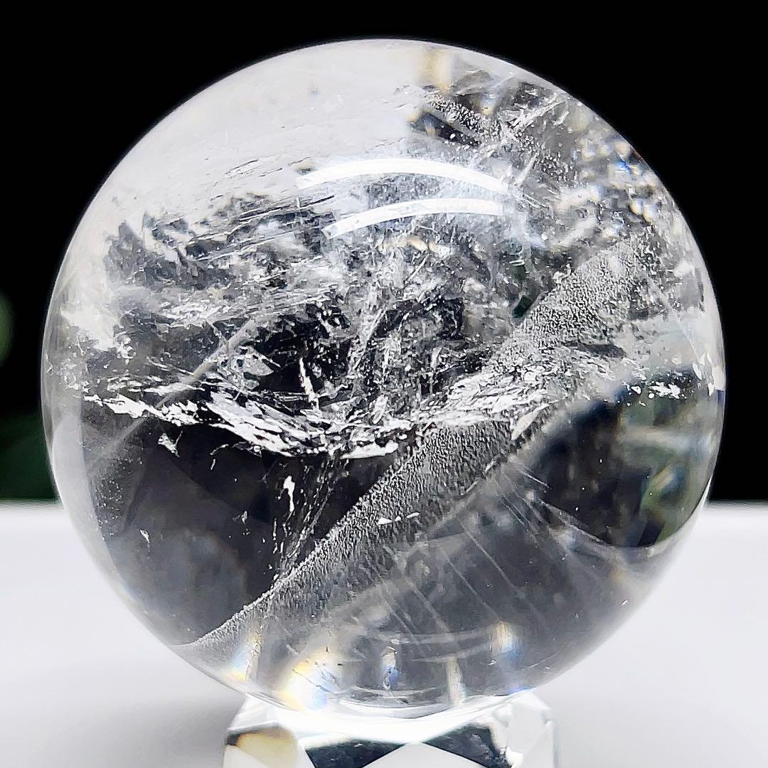 ヒマラヤ水晶　水晶　丸玉　スフィア　パワーストーン　天然石　【超美品】 2