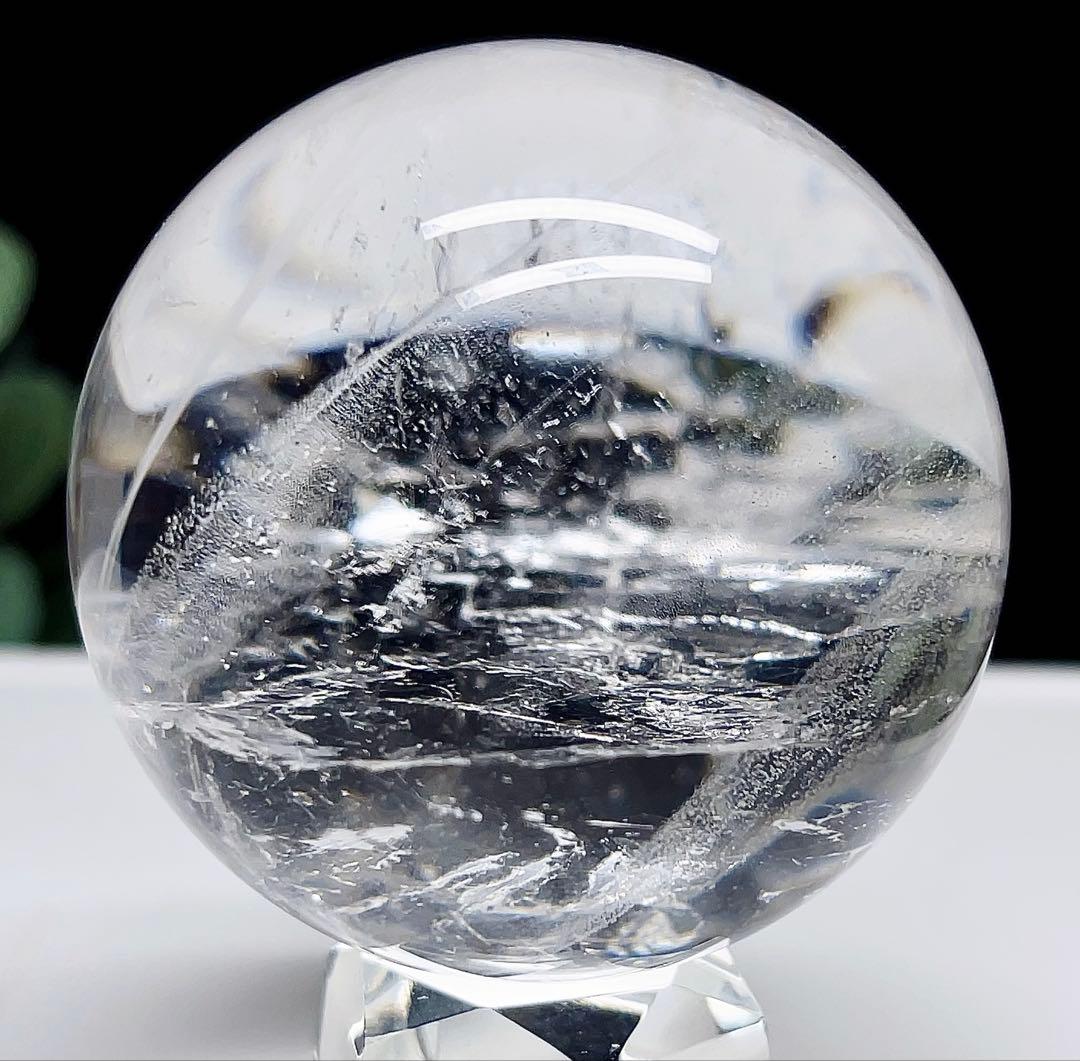 ヒマラヤ水晶　水晶　丸玉　スフィア　パワーストーン　天然石　【超美品】 2