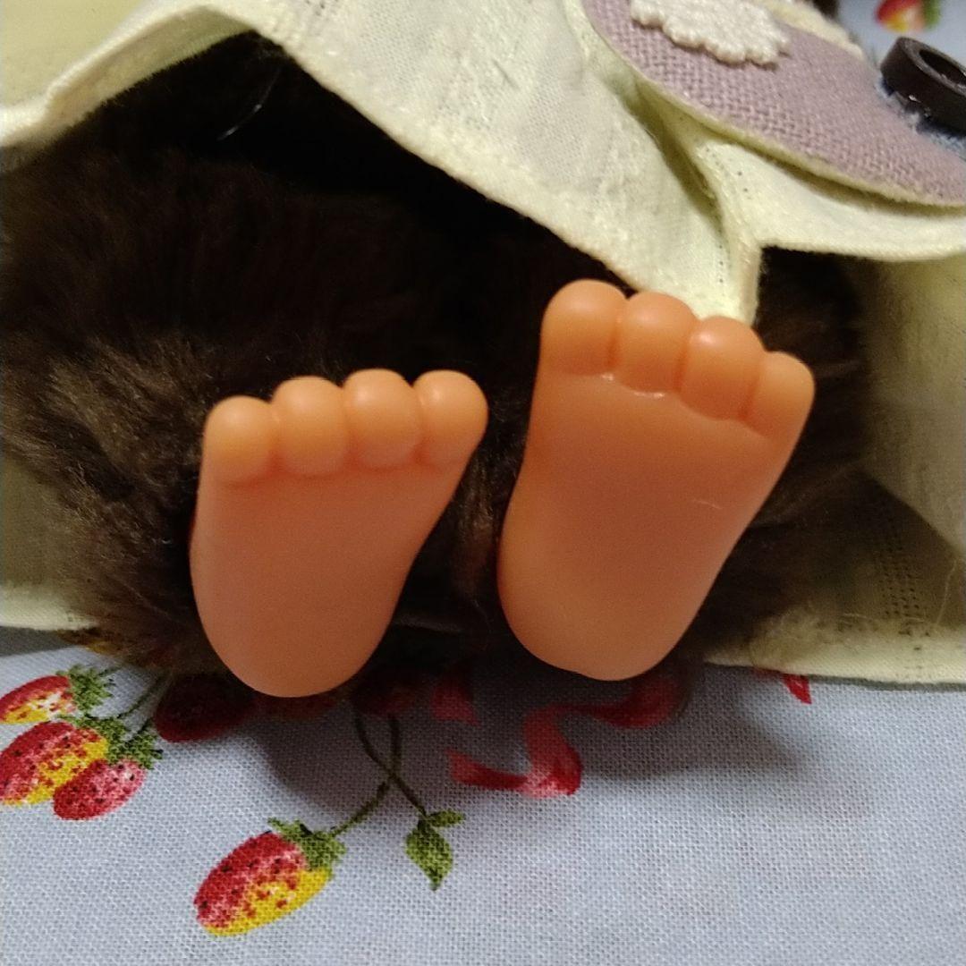 ブルーアイ　モンチッチ　セキグチ　ファンシー　レモン色ドレス　昭和　レトロ