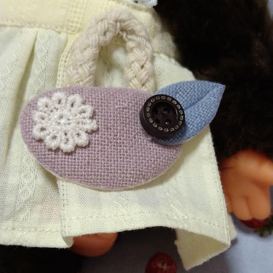 ブルーアイ　モンチッチ　セキグチ　ファンシー　レモン色ドレス　昭和　レトロ