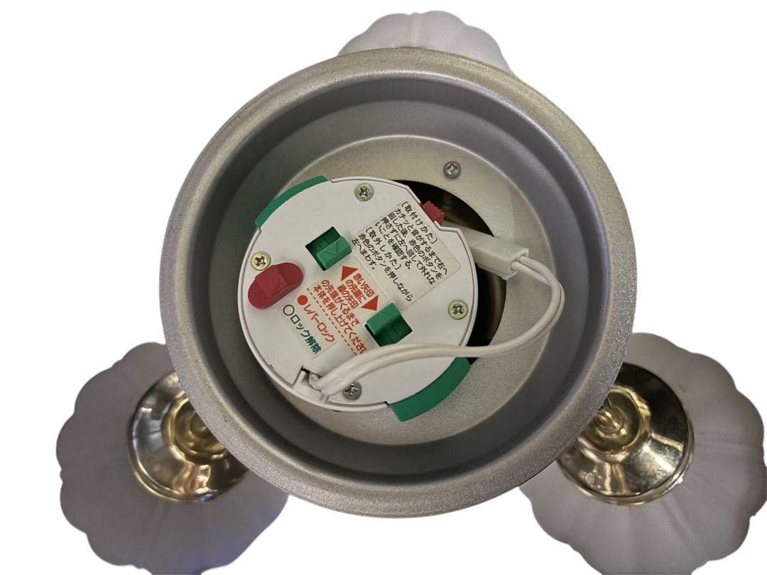 KISHIMAフラワー型 鈴蘭 シャンデリア 3灯　GEM-6882