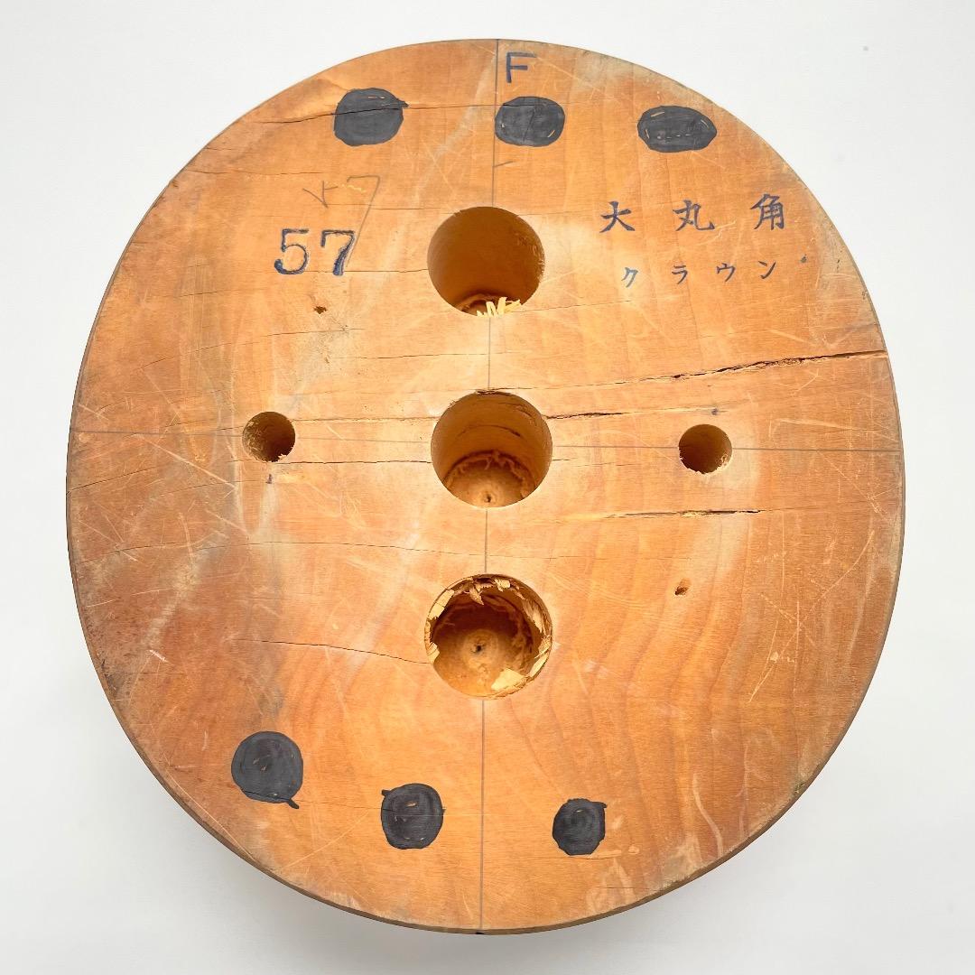 帽子の木型 ② 大丸角クラウン【57】 帽子の型 帽子木型 送料