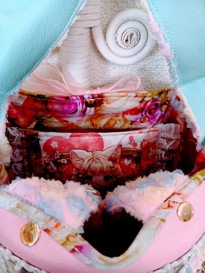 女の子パネル♡ハンドメイドバッグ♡