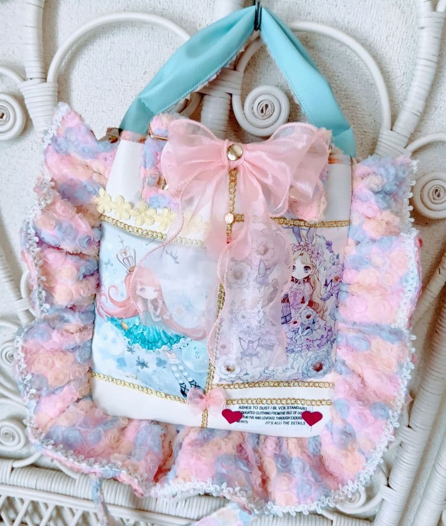 女の子パネル♡ハンドメイドバッグ♡