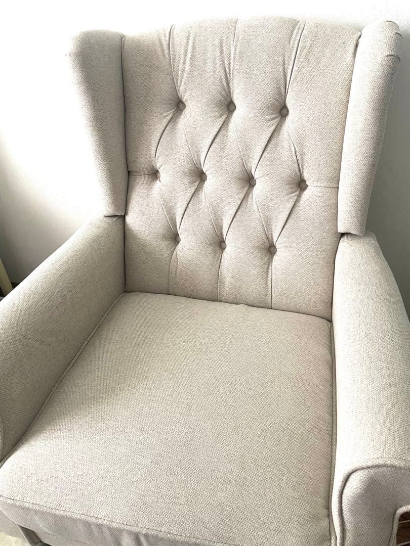 たのメル便: Altrobene1人掛けハイバックソファ　ベージュ