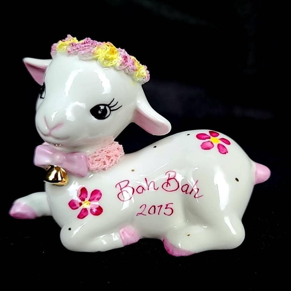 ●美品◇アイリッシュドレスデン　羊　ひつじ　未年　2015　箱つき　干支 1