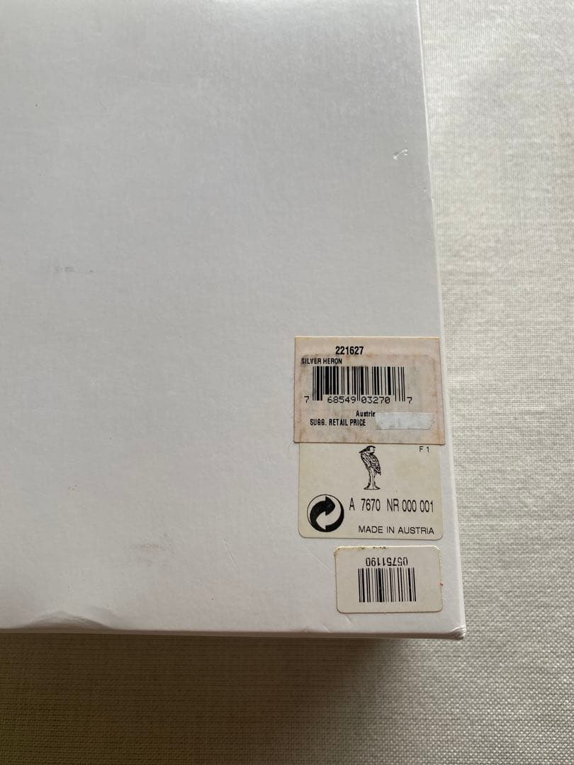 スワロフスキー　鷺（サギ）Silver heron