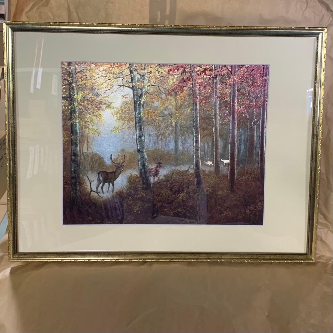 【新品・未使用】DUFEX 英国製 エッチングアート 秋の霧