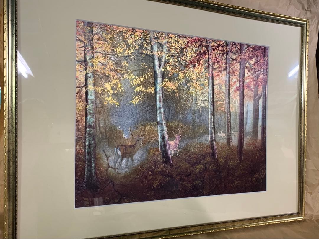 【新品・未使用】DUFEX 英国製 エッチングアート 秋の霧