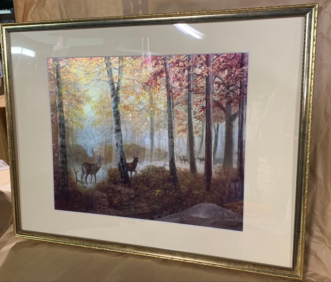 【新品・未使用】DUFEX 英国製 エッチングアート 秋の霧