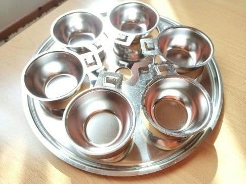 Amway6ℓシチュー鍋18の8ステンレス製両手鍋、仕切板カップ6個、内鍋セット