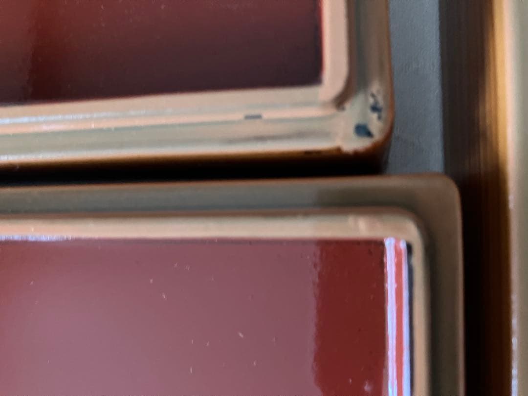 未使用❤️デリカバッド 漆塗り両目使い 5脚セット お正月 雛祭り 行事