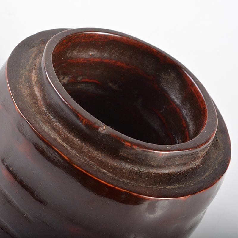 小林流木工房 小林太平作 流木竹製 漆塗 椀 茶器 銘竹心 共箱 V R5174