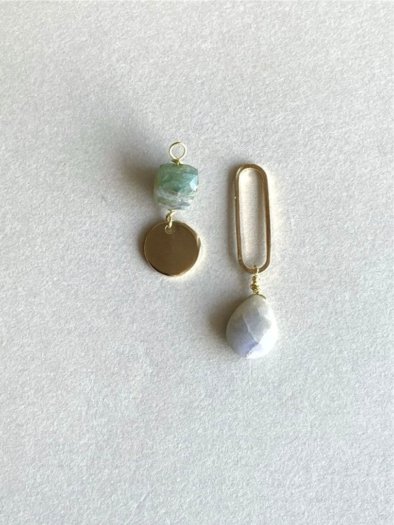 no.0091 ハックマナイトと原石エメラルド　一点物