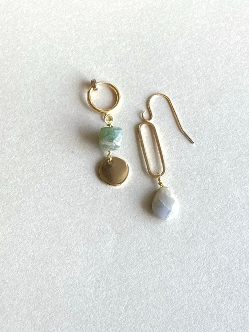 no.0091 ハックマナイトと原石エメラルド　一点物