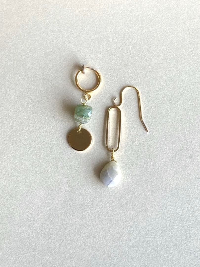 no.0091 ハックマナイトと原石エメラルド　一点物