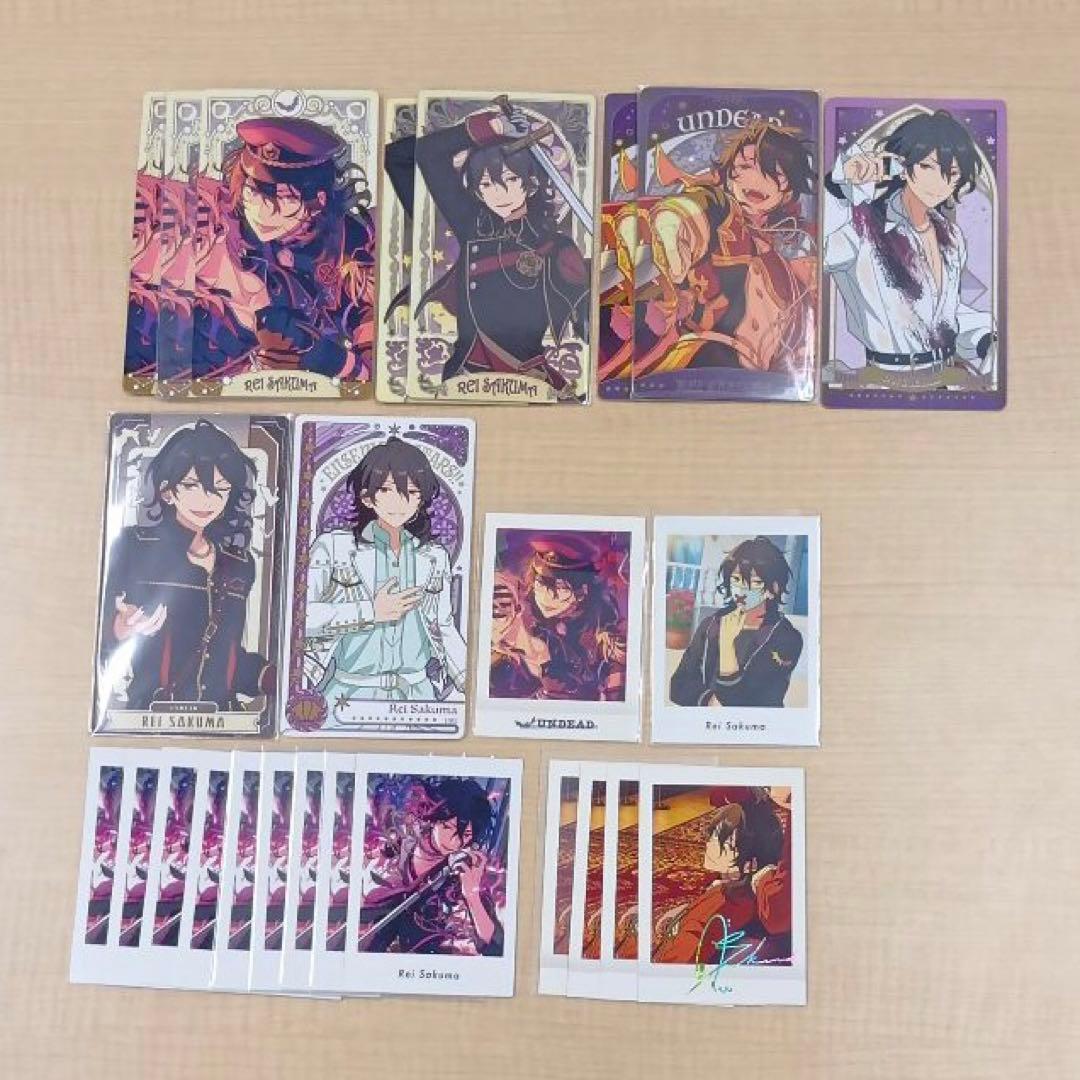 ❶あんスタ UNDEAD ぱしゃこれ 箔押し 紙類 ステッカーなど まとめ売り