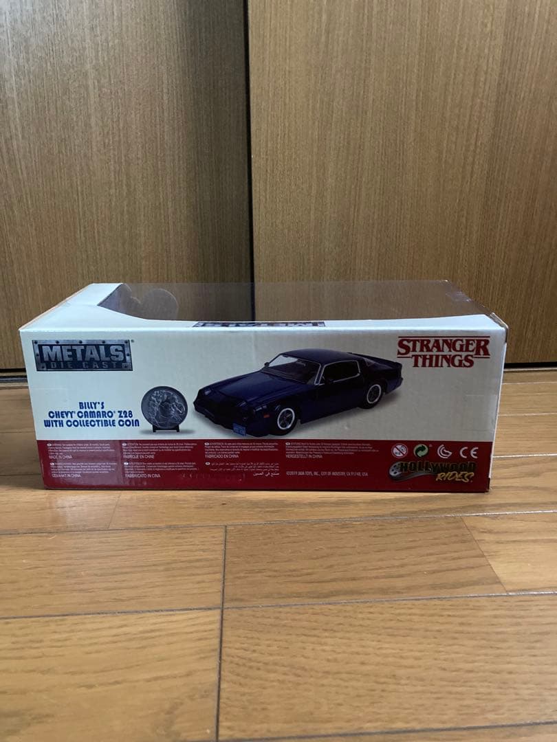 JADA 1/24 ストレンジャーシングスカマロ Z28 ビリー車 ダイキャスト
