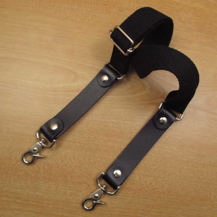 フタ付シザーケース　５丁差し　オールブラック　本革　SCA-126/CKA