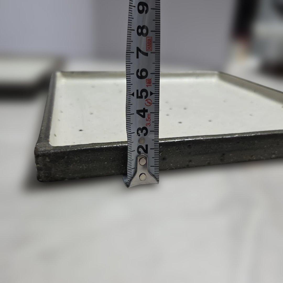 奥田章　リバーシブルプレート2枚