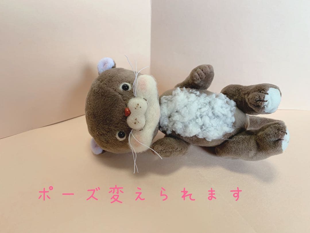 ✴︎ milkypop✴︎ハンドメイド、アートドールかわうそくん