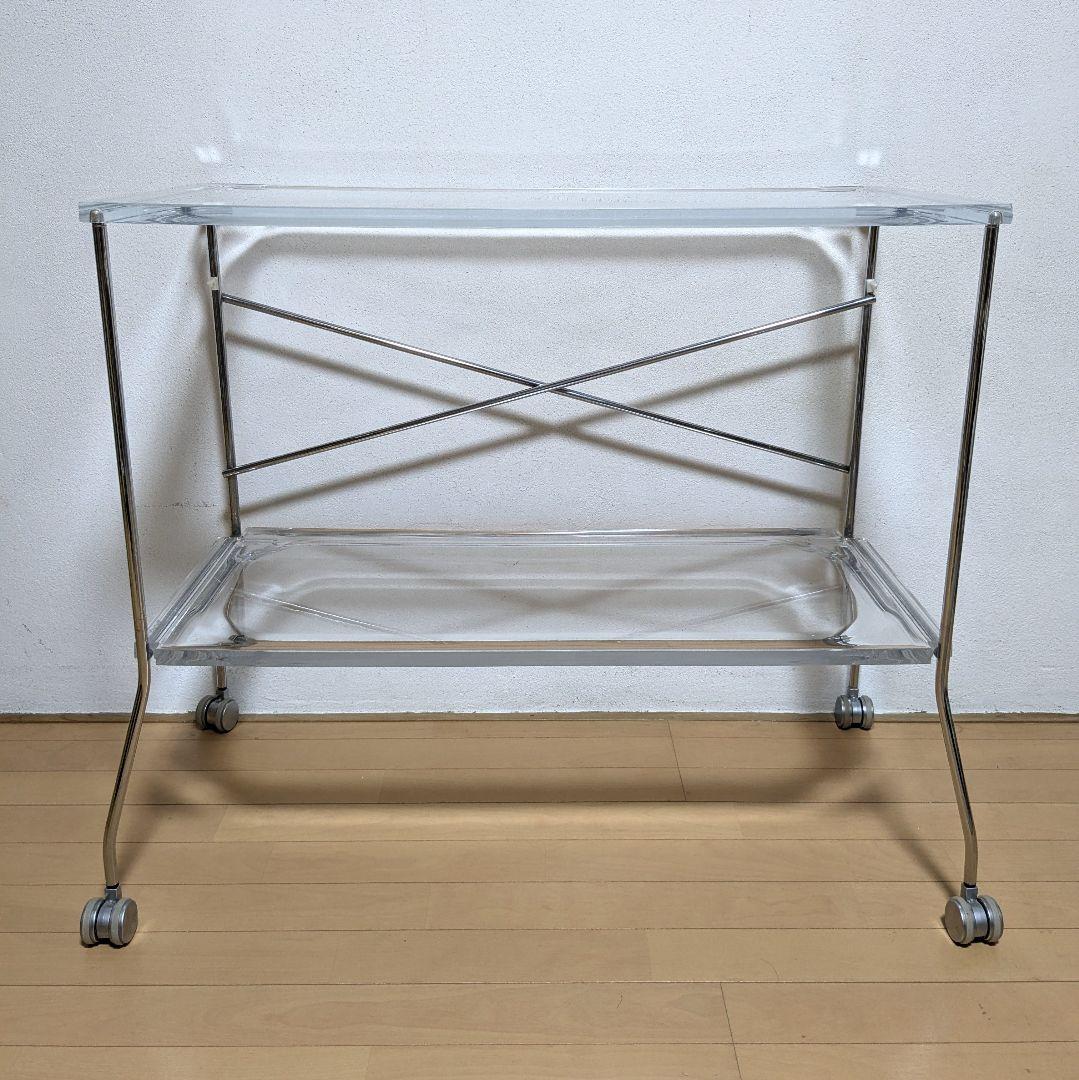 Kartell FLIP カルテル フリップ クリスタル ワゴン 折りたたみ