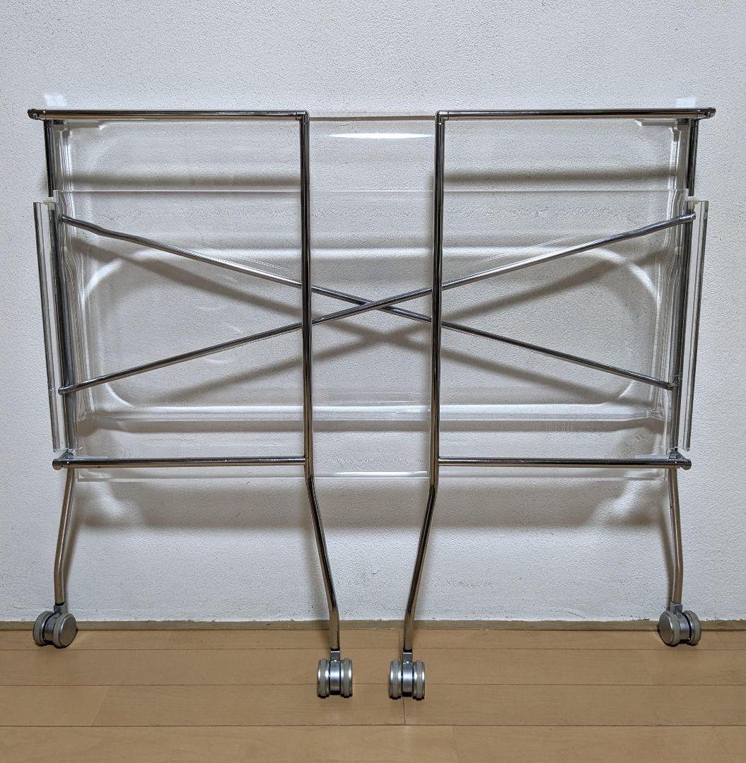 Kartell FLIP カルテル フリップ クリスタル ワゴン 折りたたみ