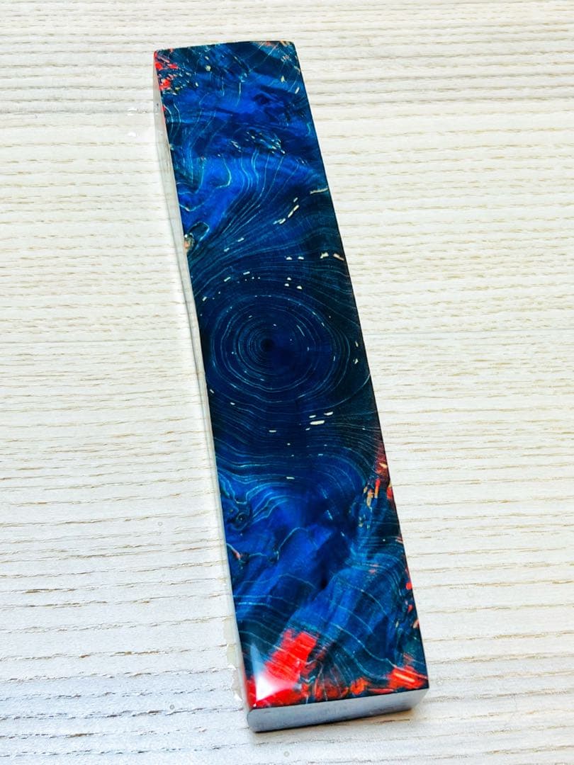 スタビライズドウッド　メープルバール　瘤材B4607