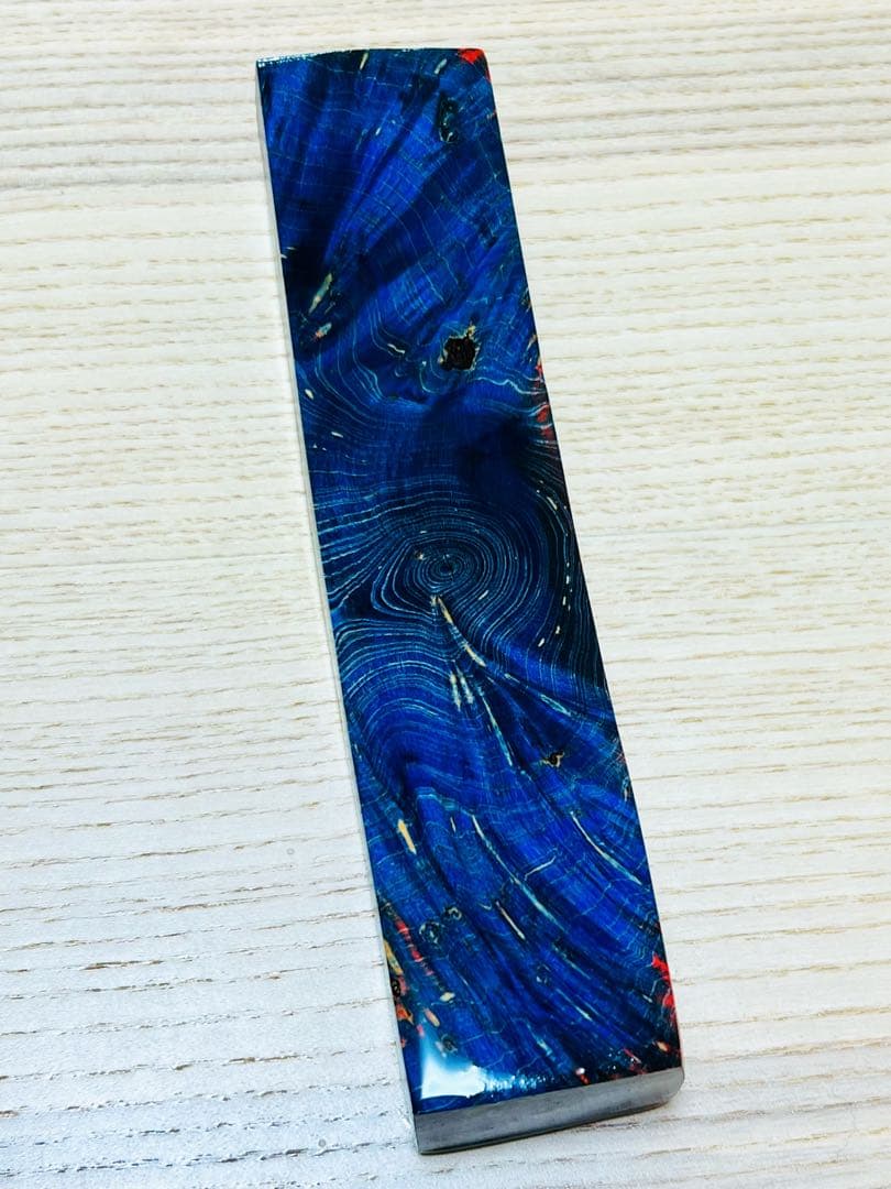 スタビライズドウッド　メープルバール　瘤材B4607