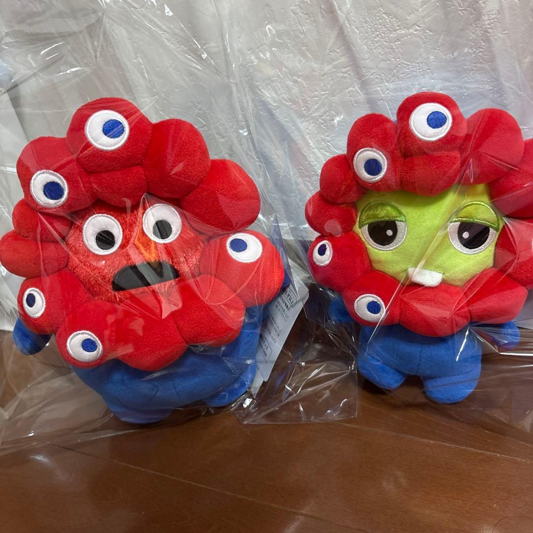 大阪関西万博 ガチャピン ムック ミャクミャクなりきりぬいぐるみ ペア