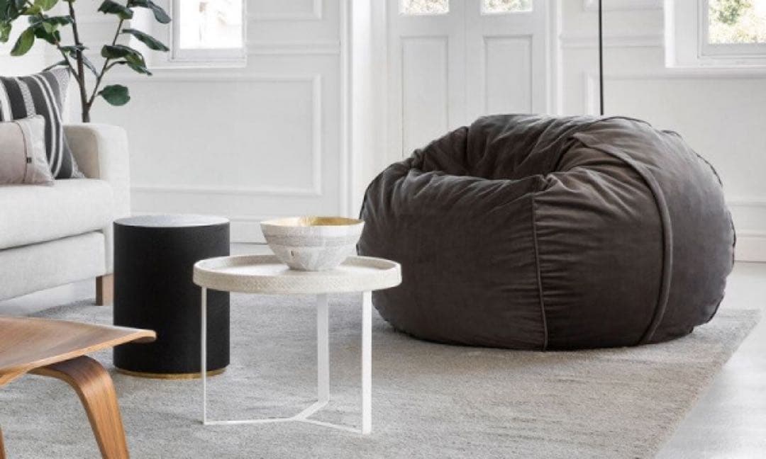 フェットサックM/ベルベットダークグレー/クッションソファ