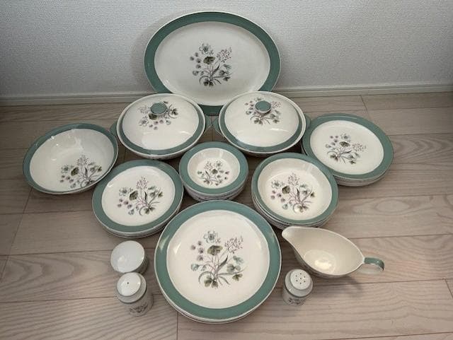 イギリス1960年陶器ミッドウィンター38点セットMade in England