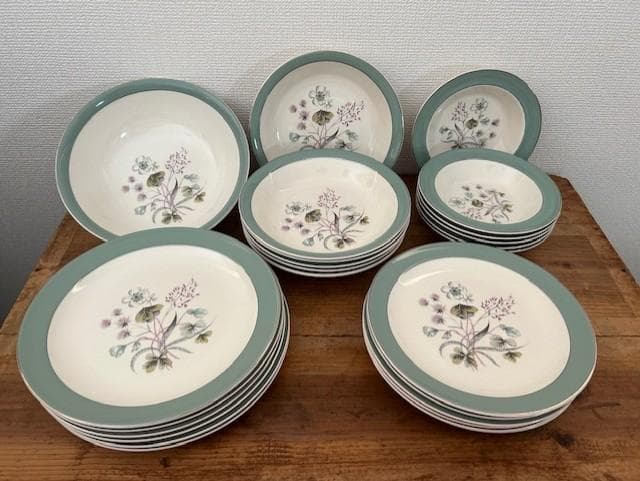 イギリス1960年陶器ミッドウィンター38点セットMade in England